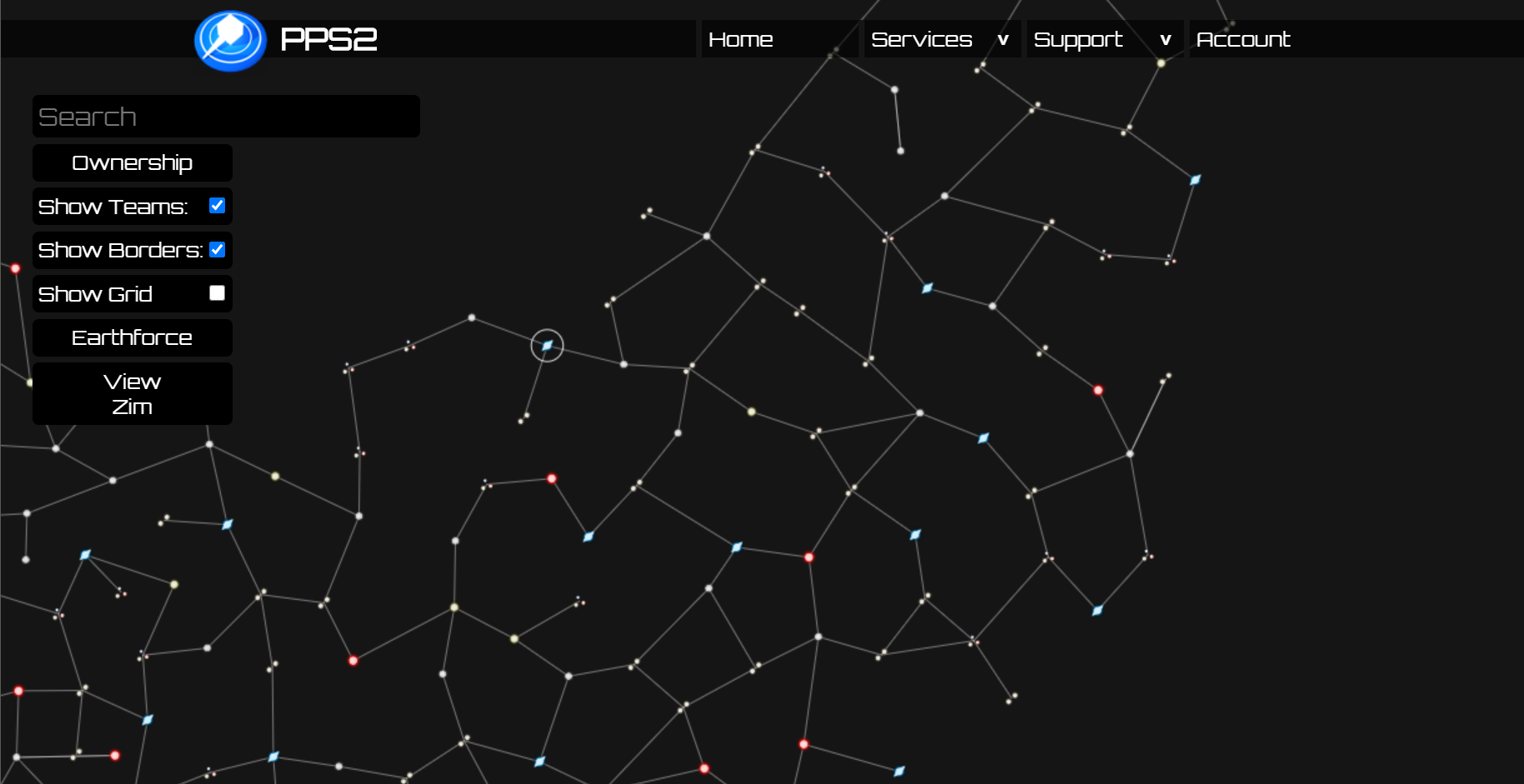 Interactive Galaxy Map