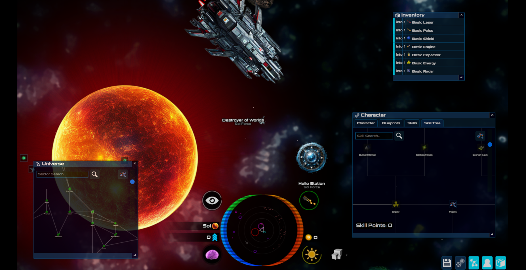 Space Exploration Game